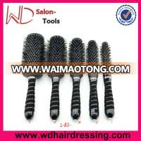 New Arrival Aluminum Barrel Hair Brush Nylon Heat-resistant Ceramic Brush Ionic Nano Technology Round Hair Brush