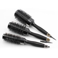 Professional Salon Roller Comb Nano Round Ceramic Blow Dryer Hair Brush