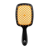 Masterlee new design custom logo plastic massage Combs  Hair Brush Hollowing air comb for home