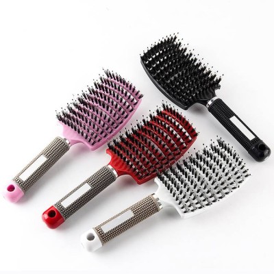 Detangling Hair Brush Detangle Private Label Handle Set Magic Customize Detangler Hairbrush With Handgrip