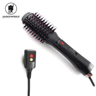 Top 10 Selling Product Hair Styling Tools Salon Ceramic Hair Round Brush 2 in 1 Ionic Hair Dryer with Comb