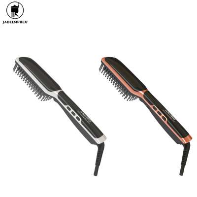 Salon Massage Iron Negative Ion Electric Hair Brush, Top Selling Product Hair Perm Machine Beard And Hair Straightener Brush